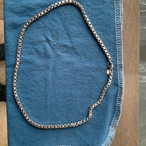 Tiffany Venetian Silver Necklace 18 inches.